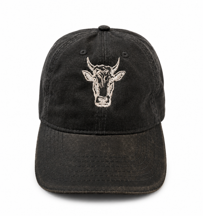 Charcoal Oilskin Cap