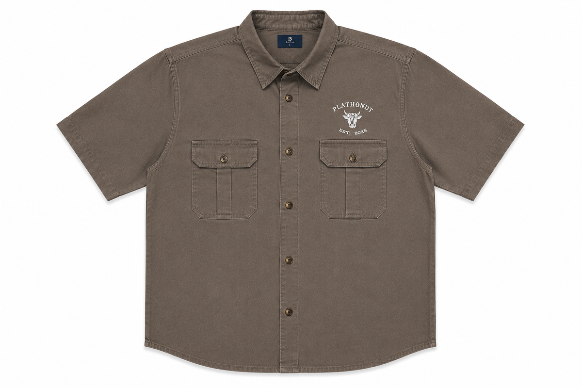 PRE-ORDER | Karoo Button Shirt Mens | Brown